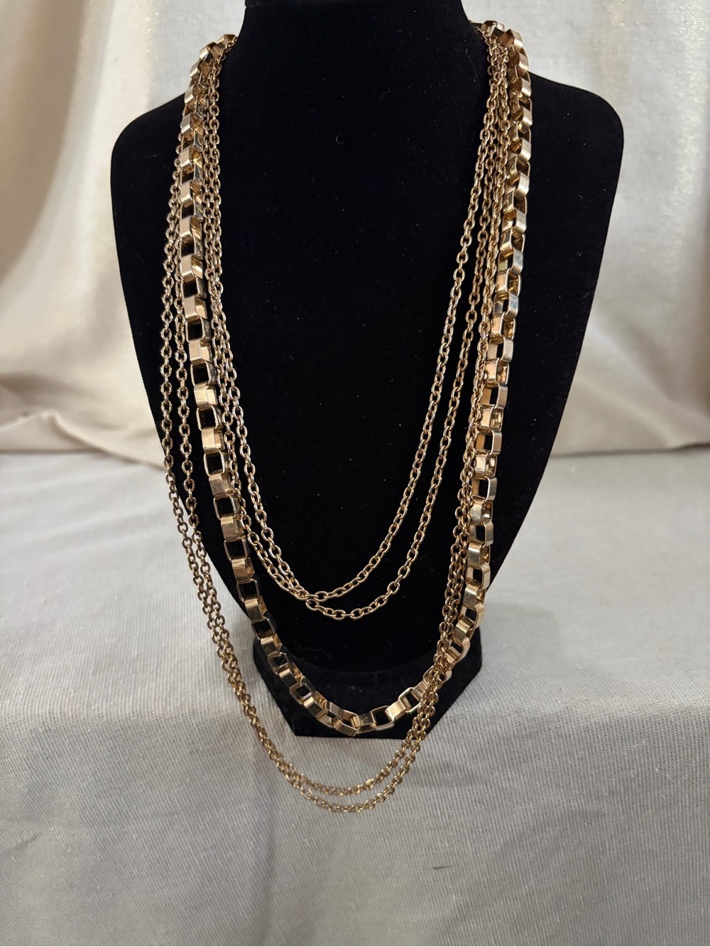 Multi-Strand Gold Women’s Necklace